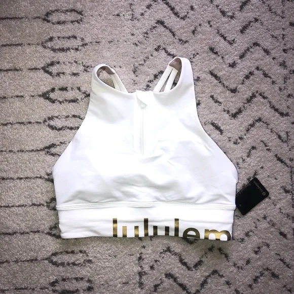 Lululemon Energy Bra Zip Special Edition - White - Picture 4 of 7